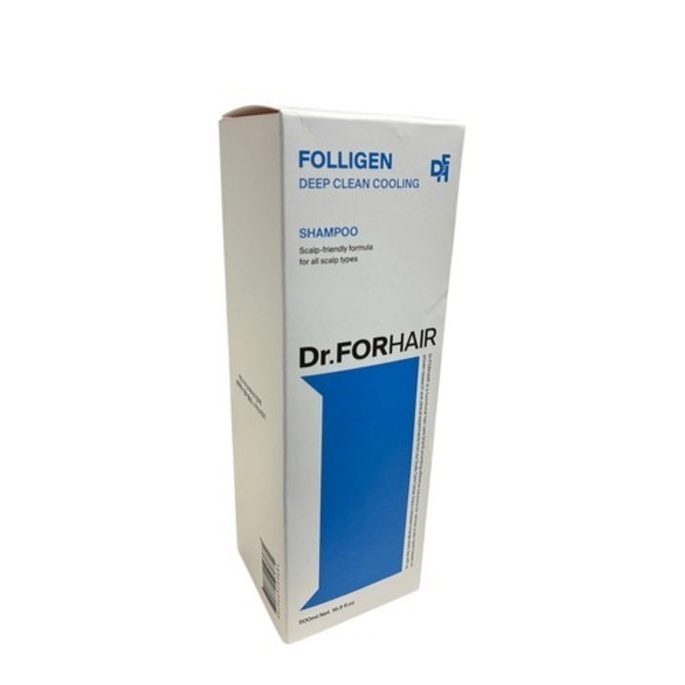Dr.FORHAIR Folligen Deep Clean Cooling Shampoo 16.9oz Scalp Care New